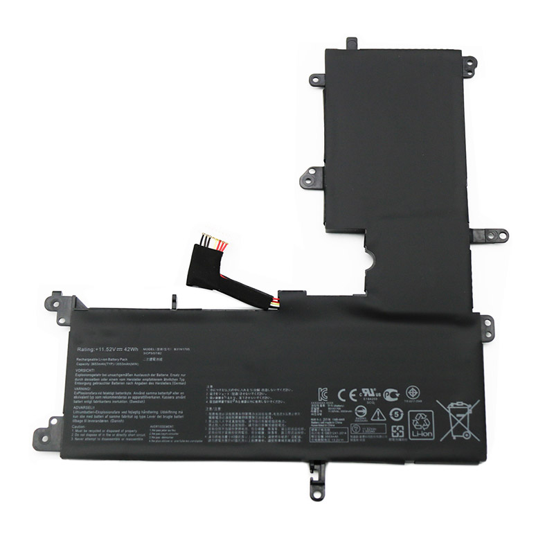 Compatible аккумулятор для ноутбука asus  for B31N1705-1 