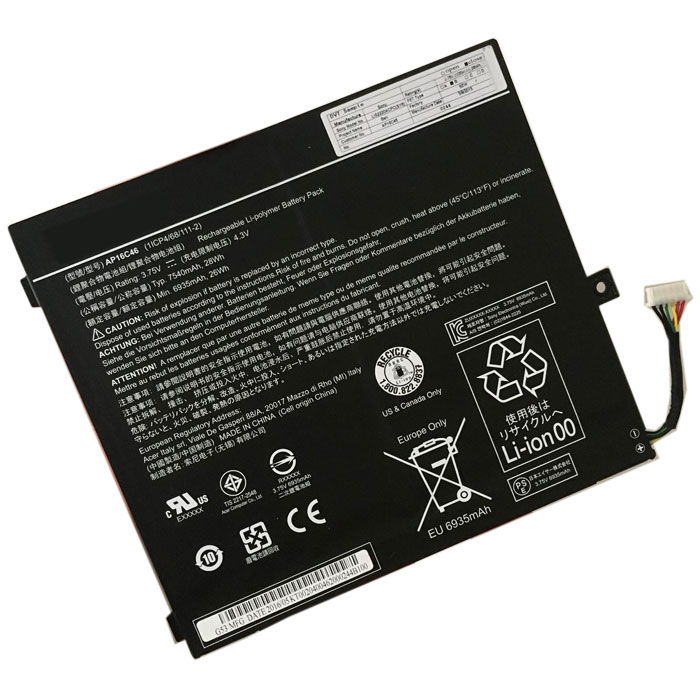 Compatible аккумулятор для ноутбука for acer Switch 10 V(SW5-017P) Compatible аккумулятор для ноутбука acer for Switch 10 V(SW5-017P)