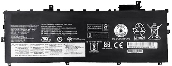 Compatible аккумулятор для ноутбука lenovo  for ThinkPad-X1-Carbon-2018-G6-1HK 