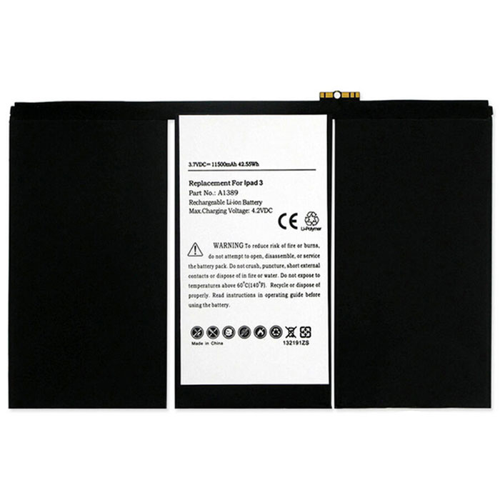 Compatible аккумулятор для планшета for Apple iPad 3 A1430 4G/Cellular Compatible аккумулятор для планшета Apple for iPad 3 A1430 4G/Cellular